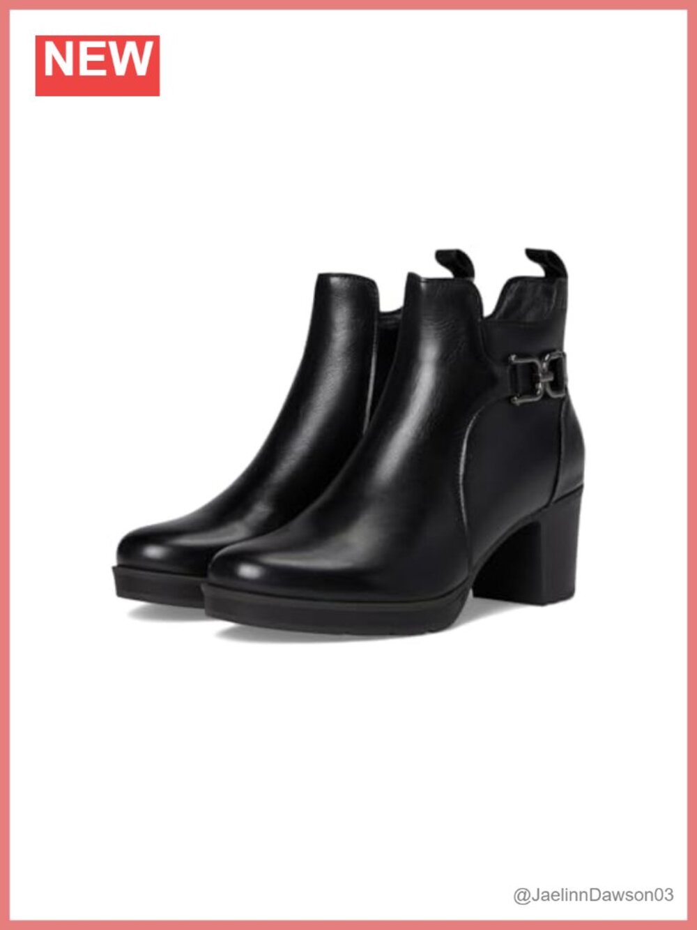 Josef Seibel Ankle Booties Faux Leather Pull On Zip Women's Block Heel Fall